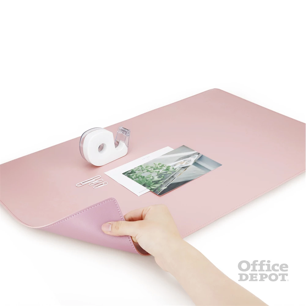 Sax műbőr kétoldalas rózsaszín íróasztal alátét