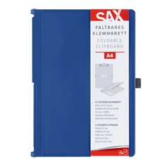 Sax összehajtható A5-A4 kék felírótábla