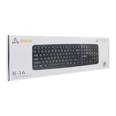 Sbox K-14 HUN USB fekete billentyűzet Sbox K-14 HUN USB fekete billentyűzet