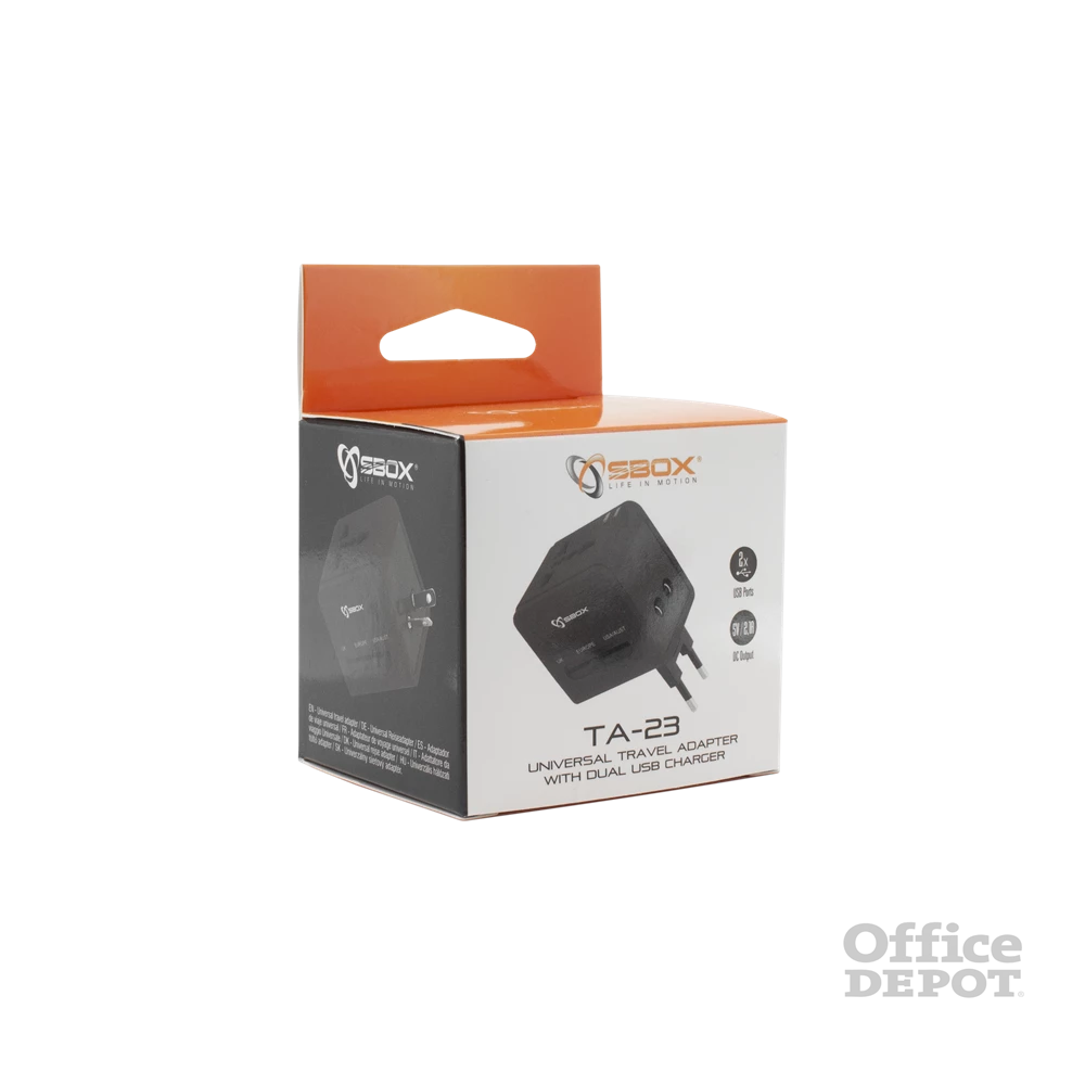 Sbox TA-23 univerzális utazó adapter