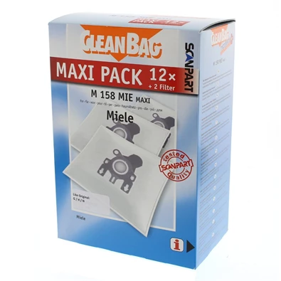 Scanpart 2687426158 Miele GN 12 db porzsák+2 db szűrő Scanpart 2687426158 Miele GN 12 db porzsák+2 db szűrő