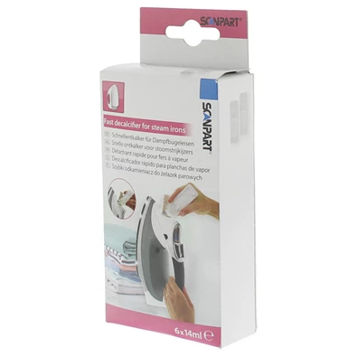 Scanpart 2910060002 6x14ml vasalóhoz vízkőtelenítő folyadék Scanpart 2910060002 6x14ml vasalóhoz vízkőtelenítő folyadék