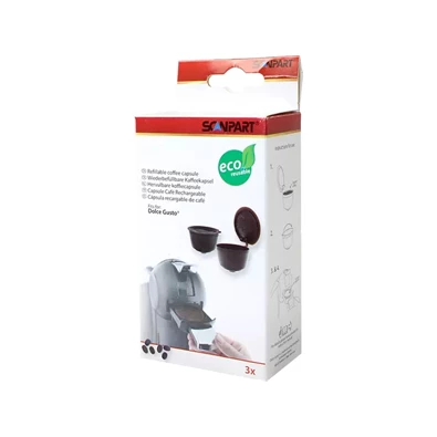 Scanpart 2790000477 Dolce Gusto újratölthető 3 db kávékapszula Scanpart 2790000477 Dolce Gusto újratölthető 3 db kávékapszula