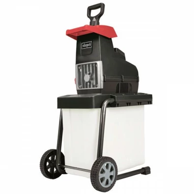 Scheppach GS 60 - 2800 W motorral, átlátszó gyűjtőedénnyel, hengeres elektromos ágaprító
