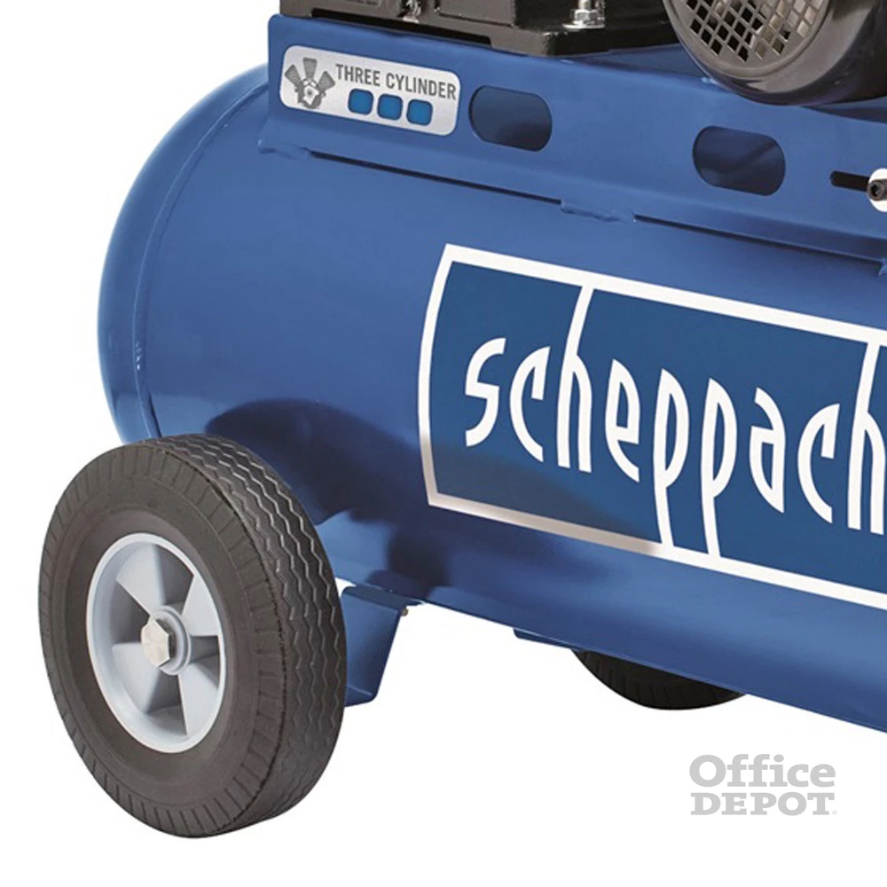 Scheppach HC 550 tc 100 literes olajkenésű háromhengeres ékszíjas kompresszor Scheppach HC 550 tc 100 literes olajkenésű háromhengeres ékszíjas kompresszor