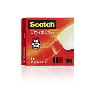 Scotch Crystal Clear 19mmx33m ragasztószalag
