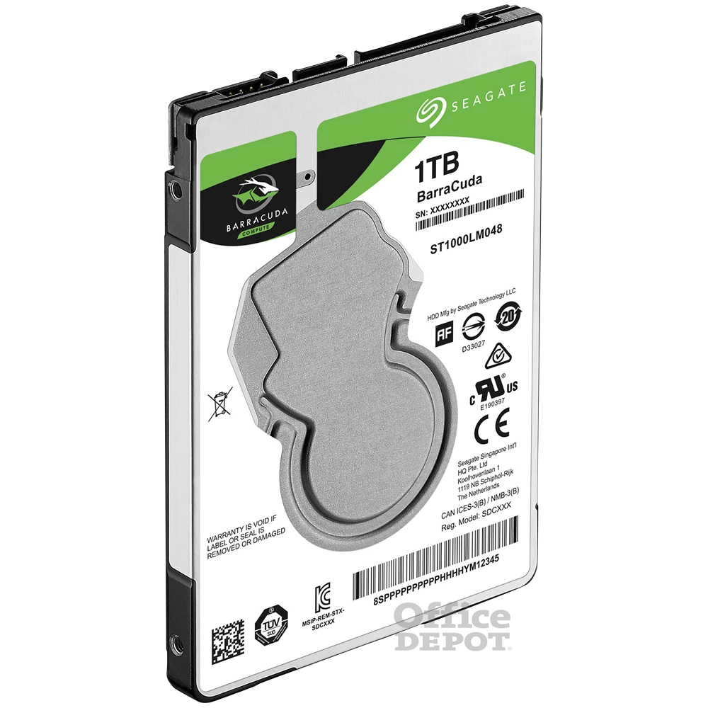 Seagate Barracuda 2,5" 1000GB belső SATA III 5400RPM 128MB notebook winchester