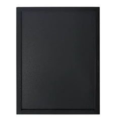 Securit 40x60cm lakkozott fekete krétatábla + krétamarker Securit 40x60cm lakkozott fekete krétatábla + krétamarker