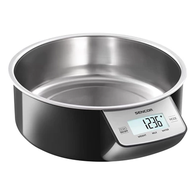 Sencor SKS4030BK fekete tálas konyhai mérleg Sencor SKS4030BK fekete tálas konyhai mérleg