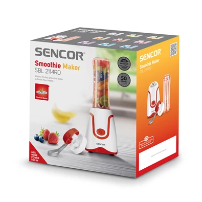 Sencor SBL 2114RD piros smoothie készítő Sencor SBL 2114RD piros smoothie készítő