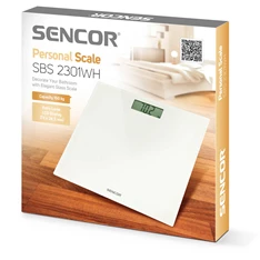 Sencor SBS 2301WH fehér személymérleg Sencor SBS 2301WH fehér személymérleg