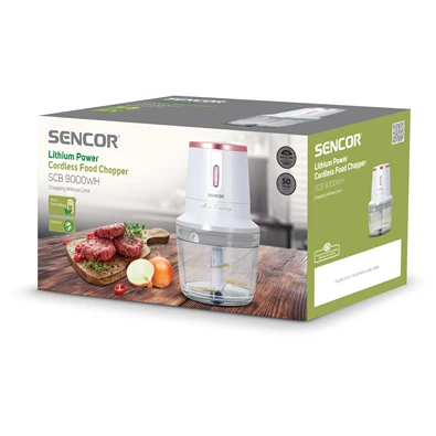 Sencor SCB 9000WH fehér akkumulátoros aprító Sencor SCB 9000WH fehér akkumulátoros aprító