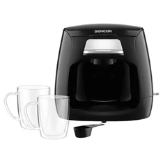 Sencor SCE 2100BK fekete 2 személyes filteres kávéfőző Sencor SCE 2100BK fekete 2 személyes filteres kávéfőző