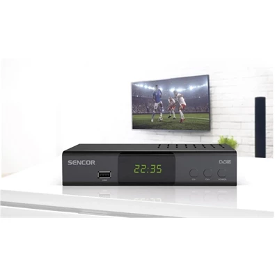 Sencor SDB 5007T DVB-T2 fekete beltéri egység Sencor SDB 5007T DVB-T2 fekete beltéri egység