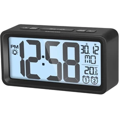 Sencor SDC 2800 B fekete digitális ébresztőóra hőmérővel Sencor SDC 2800 B fekete digitális ébresztőóra hőmérővel