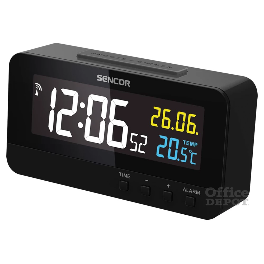 Sencor SDC 4800 B rádiós fekete ébresztőóra