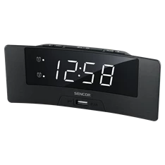 Sencor SDC 4912 WH fehér digitális ébresztőóra