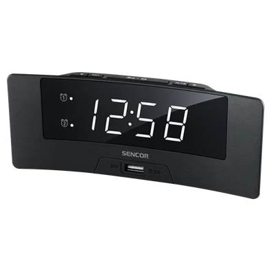 Sencor SDC 4912 WH fehér digitális ébresztőóra