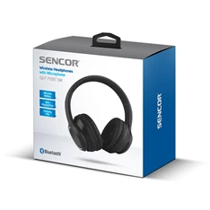 Sencor SEP 701BT BK Bluetooth fekete fejhallgató Sencor SEP 701BT BK Bluetooth fekete fejhallgató