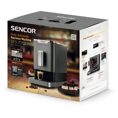 Sencor SES 7015CH fekete automata kávéfőző Sencor SES 7015CH fekete automata kávéfőző