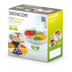 Sencor SFD 2105WH fehér-zöld gyümölcsaszaló Sencor SFD 2105WH fehér-zöld gyümölcsaszaló