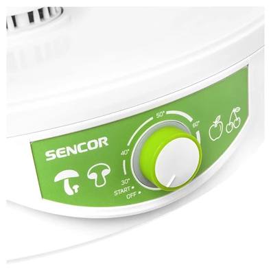 Sencor SFD 2105WH fehér-zöld gyümölcsaszaló Sencor SFD 2105WH fehér-zöld gyümölcsaszaló