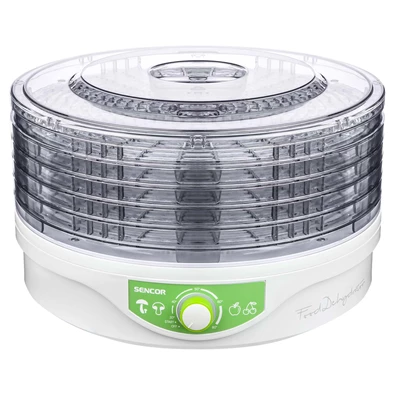 Sencor SFD 2105WH fehér-zöld gyümölcsaszaló Sencor SFD 2105WH fehér-zöld gyümölcsaszaló