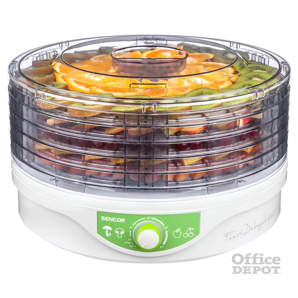 Sencor SFD 2105WH fehér-zöld gyümölcsaszaló