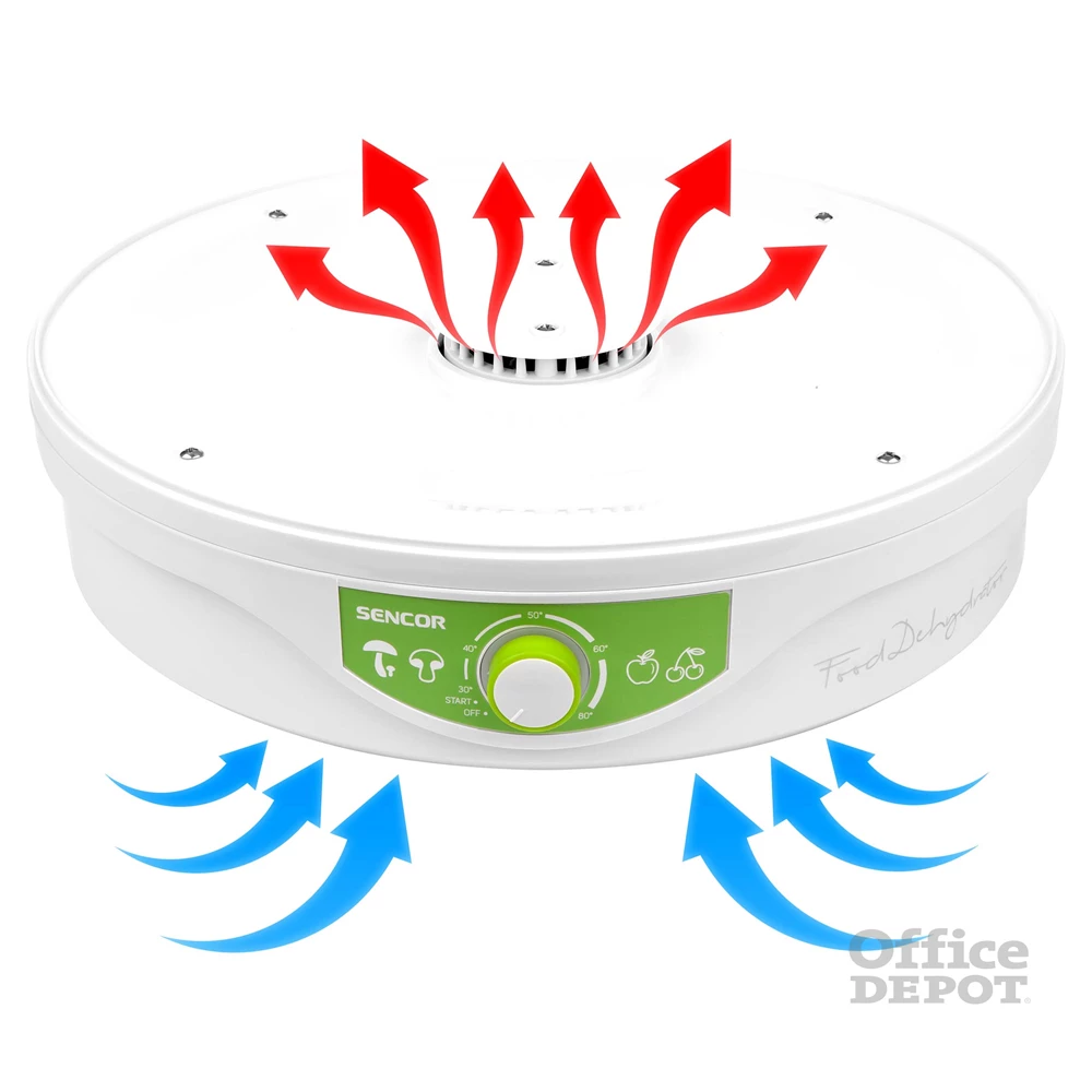 Sencor SFD 2105WH fehér-zöld gyümölcsaszaló
