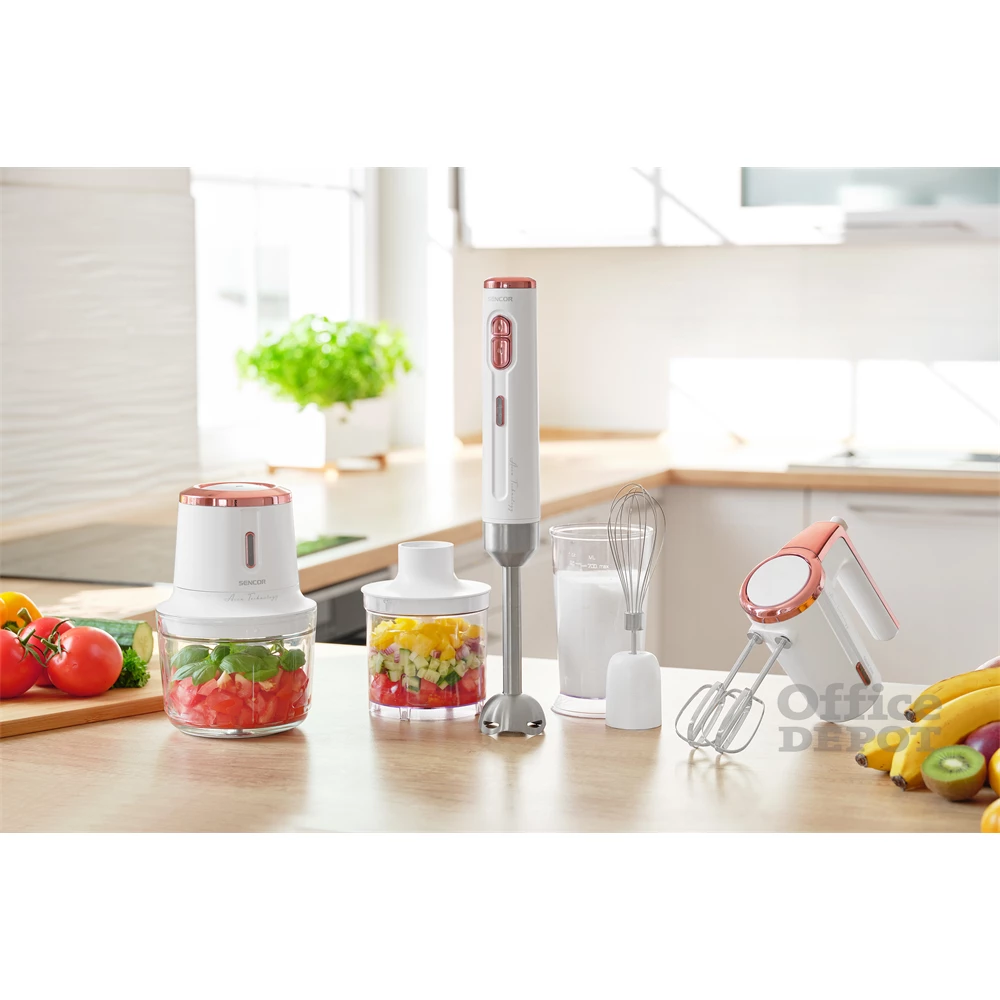 Sencor SHB 9000WH 3in1 fehér akkumulátoros botmixer szett