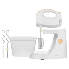 Sencor SHM 5330-EUE3 fehér-barack tálas kézi mixer Sencor SHM 5330-EUE3 fehér-barack tálas kézi mixer
