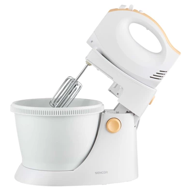 Sencor SHM 5330-EUE3 fehér-barack tálas kézi mixer Sencor SHM 5330-EUE3 fehér-barack tálas kézi mixer