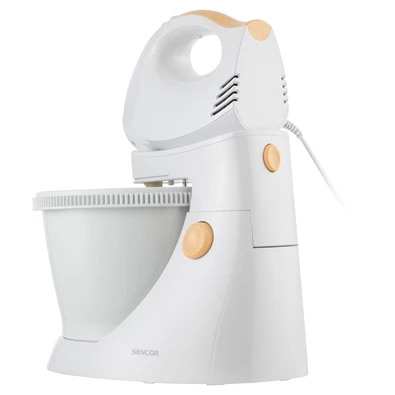 Sencor SHM 5330-EUE3 fehér-barack tálas kézi mixer Sencor SHM 5330-EUE3 fehér-barack tálas kézi mixer