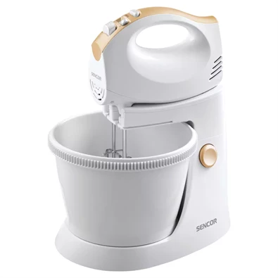 Sencor SHM 5330-EUE3 fehér-barack tálas kézi mixer Sencor SHM 5330-EUE3 fehér-barack tálas kézi mixer