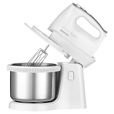 Sencor SHM 6206SS fehér-ezüst tálas kézi mixer Sencor SHM 6206SS fehér-ezüst tálas kézi mixer