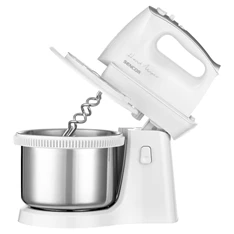 Sencor SHM 6206SS fehér-ezüst tálas kézi mixer Sencor SHM 6206SS fehér-ezüst tálas kézi mixer