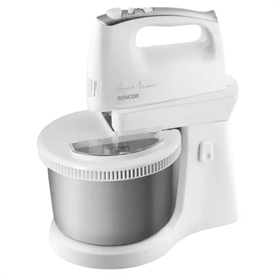 Sencor SHM 6206SS fehér-ezüst tálas kézi mixer Sencor SHM 6206SS fehér-ezüst tálas kézi mixer