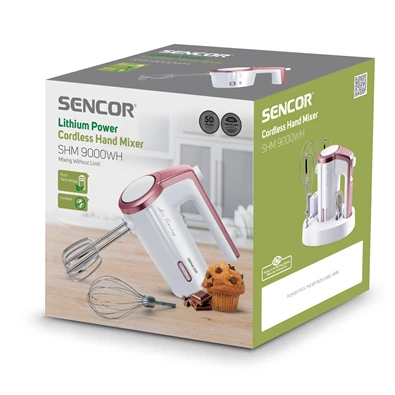 Sencor SHM 9000WH fehér akkumulátoros kézimixer Sencor SHM 9000WH fehér akkumulátoros kézimixer