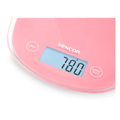 Sencor SKS 34RD pasztell rózsaszín konyhai mérleg Sencor SKS 34RD pasztell rózsaszín konyhai mérleg