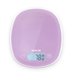 Sencor SKS 35VT pasztell lila konyhai mérleg Sencor SKS 35VT pasztell lila konyhai mérleg