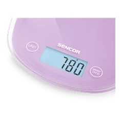 Sencor SKS 35VT pasztell lila konyhai mérleg Sencor SKS 35VT pasztell lila konyhai mérleg