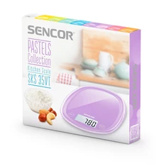 Sencor SKS 35VT pasztell lila konyhai mérleg Sencor SKS 35VT pasztell lila konyhai mérleg