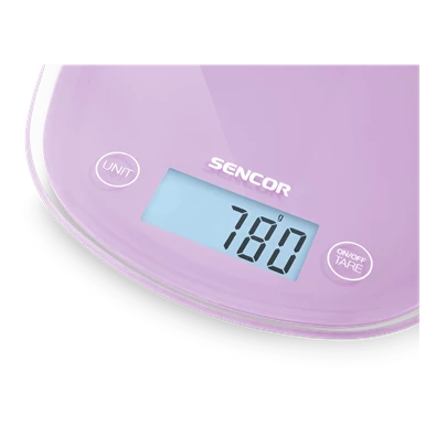 Sencor SKS 35VT pasztell lila konyhai mérleg Sencor SKS 35VT pasztell lila konyhai mérleg