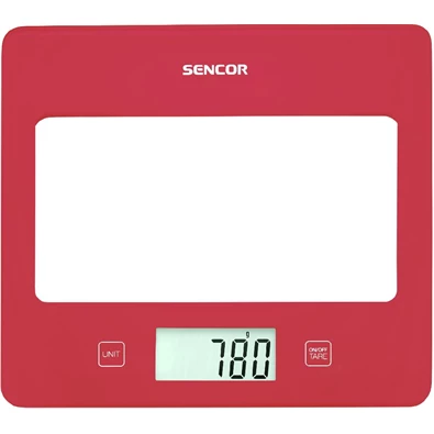 Sencor SKS 5034RD piros konyhai mérleg Sencor SKS 5034RD piros konyhai mérleg