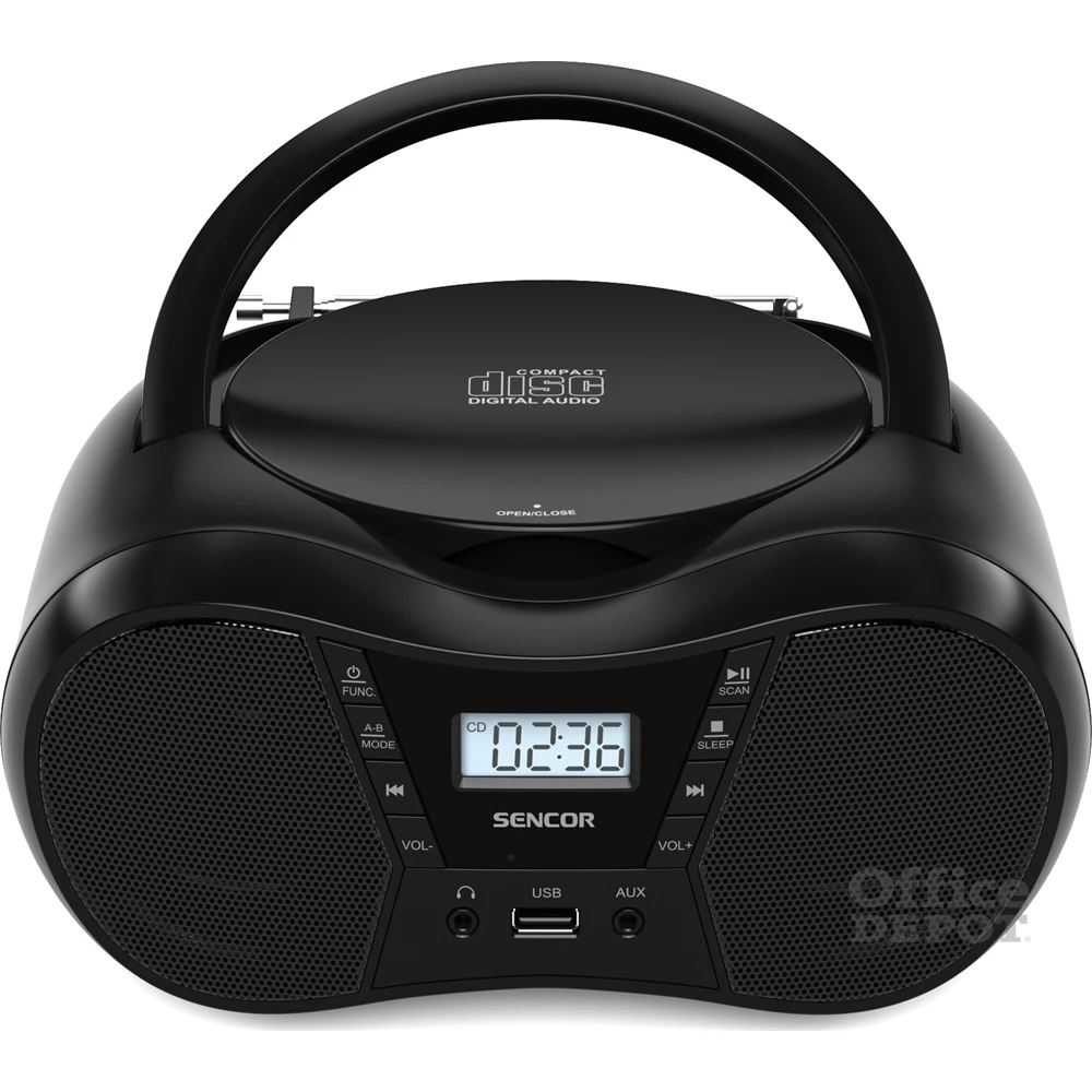 Sencor SPT 2300 BK FM/CD/MP3/USB/Bluetooth boombox
