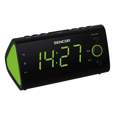 Sencor SRC 170 GN rádiós ébresztőóra Sencor SRC 170 GN rádiós ébresztőóra