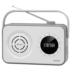 Sencor SRD 3200 W Bluetooth fehér táskarádió Sencor SRD 3200 W Bluetooth fehér táskarádió