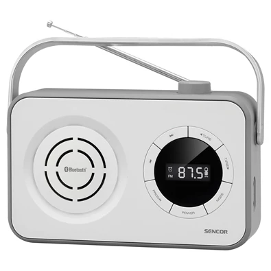 Sencor SRD 3200 W Bluetooth fehér táskarádió Sencor SRD 3200 W Bluetooth fehér táskarádió