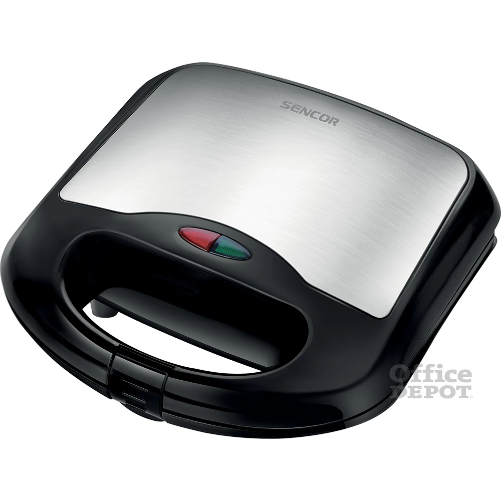 Sencor SSM 4420SS inox-fekete grill/panini - szendvicssütő