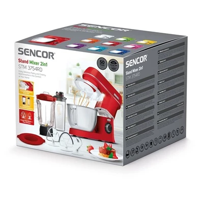 Sencor STM 3754RD piros konyhai robotgép Sencor STM 3754RD piros konyhai robotgép